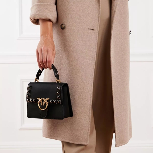 Pinko Sac à bandoulière Love One Top Handle Mini Light  Black (Image 2)