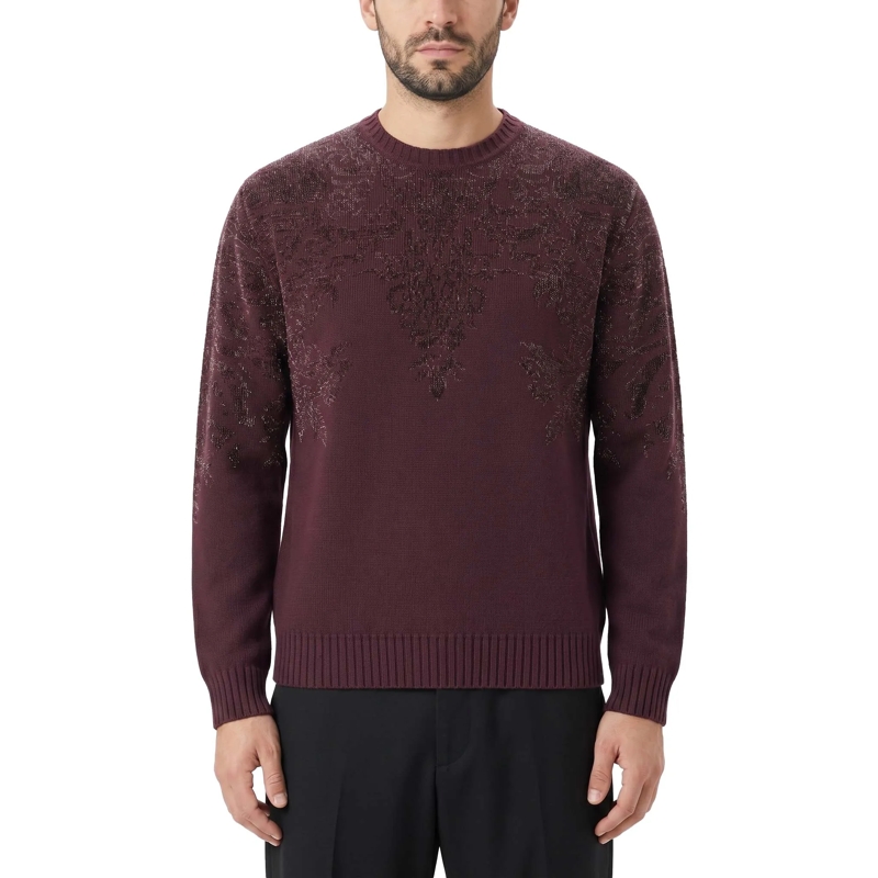 Etro Pullover Pullover aus Woll-Mix lila(Image 2)