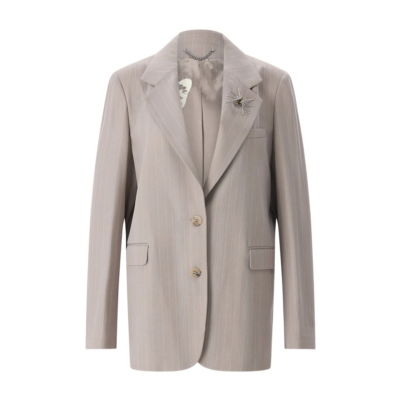 Golden Goose Blazer Gestreifter Blazer braun