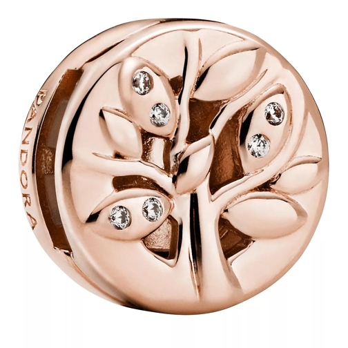 Pandora Funkelnder Familienstammbaum Clip 14k Rose gold-plated unique metal blend Anhänger