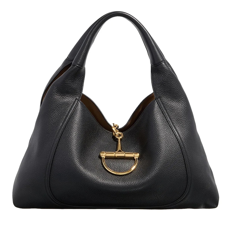 Gucci Hobo Bag HANDBAG GUC.SOFTBIT BRAI.C BLACK
