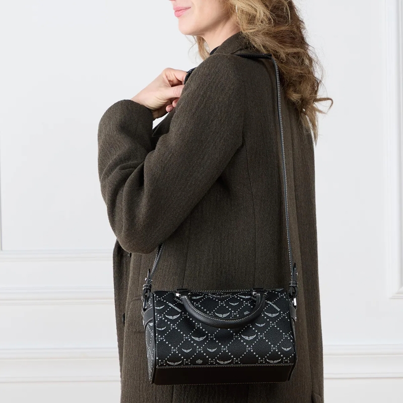 Zadig & Voltaire Bowling Bag Xs Sunny Vibe Monogram Black(Image 3)