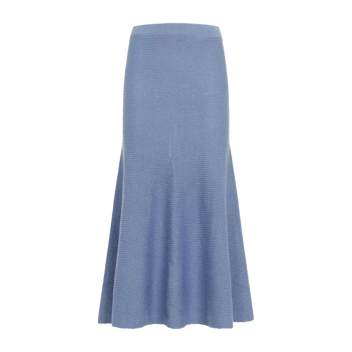 Gabriela Hearst - Manni Midi Skirt - Größe M - blau