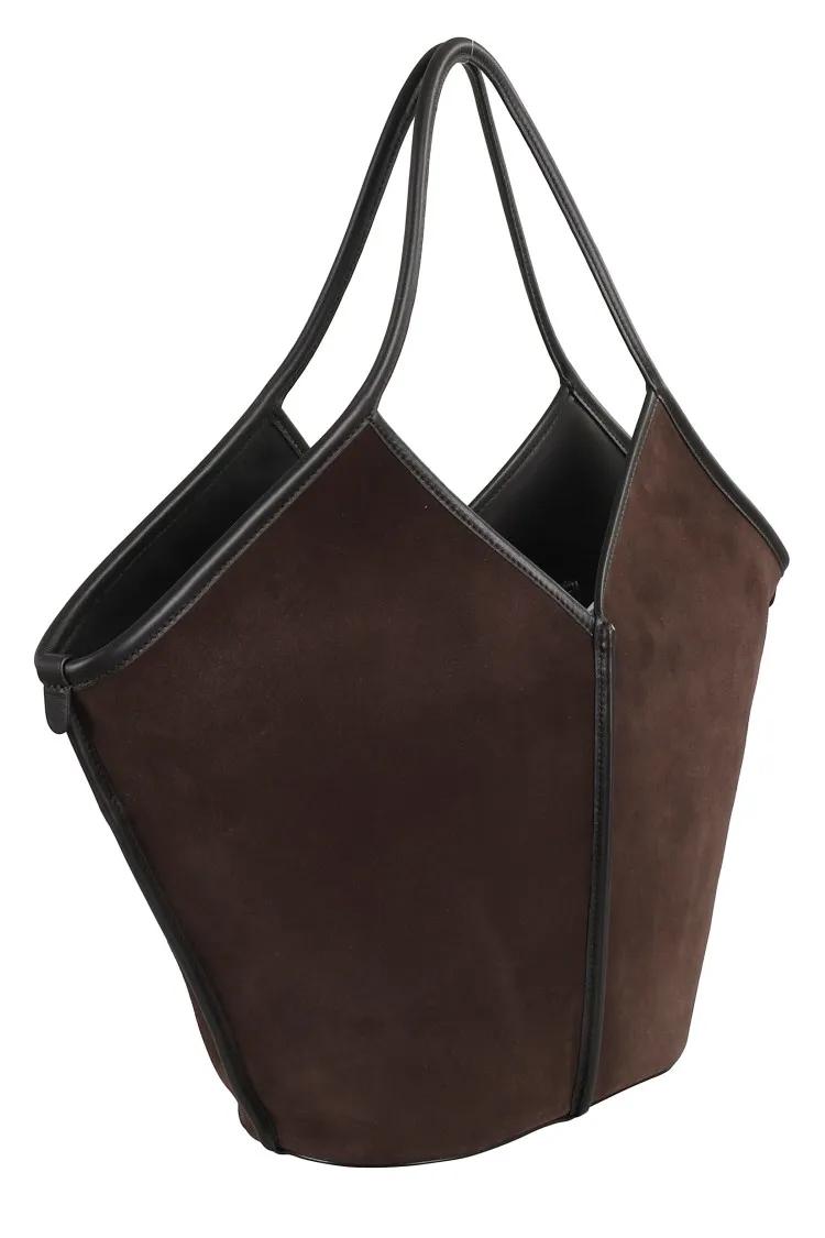 Hereu Crossbody bags Calella Suede Bag in zwart