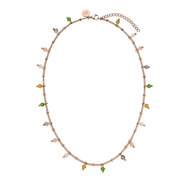 Purelei Mittellange Halskette Kette Boho rose