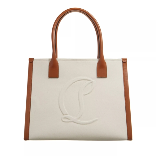 Christian Louboutin Plain Logo Tote Bag  Natural / Cuoio Rymlig shoppingväska