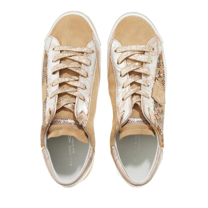 Philippe Model Prsx Low Woman Diamant Leo_Or | Low-Top Sneaker