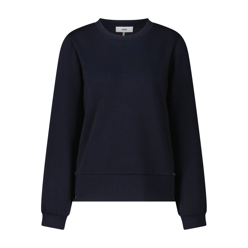 Cinque  Sweater Cireen mit Druckknöpfen blau