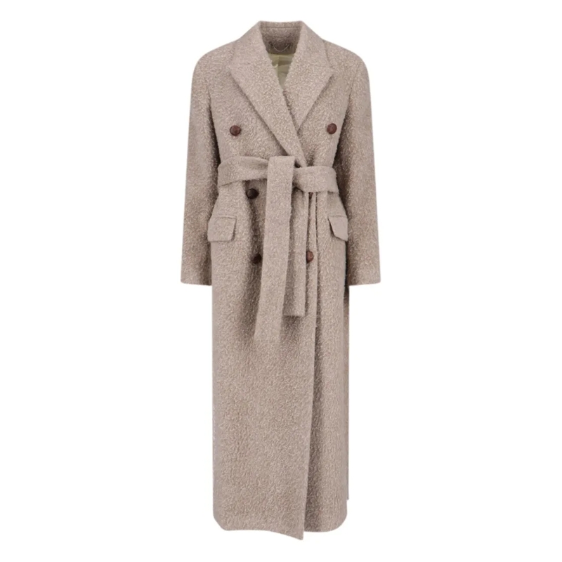 Golden Goose Übergangsmantel Double-Breasted Coat – Beige Grau(Image 4)