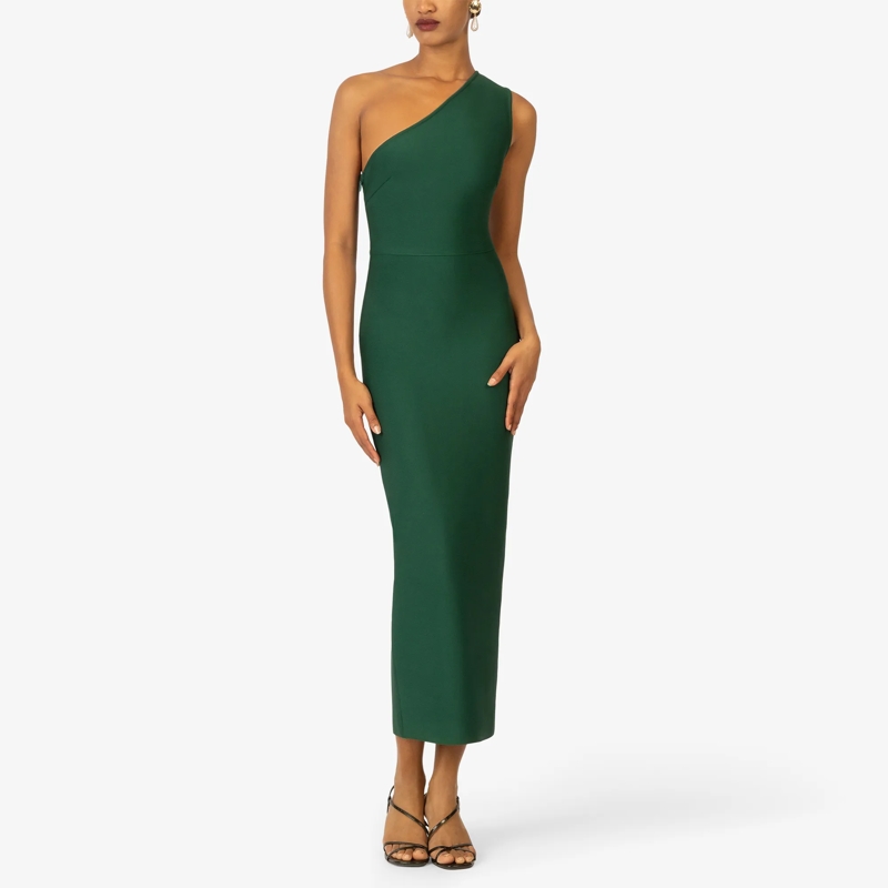 Kraimod Abendkleid Bandagekleid dunkel-grün(Image 18)