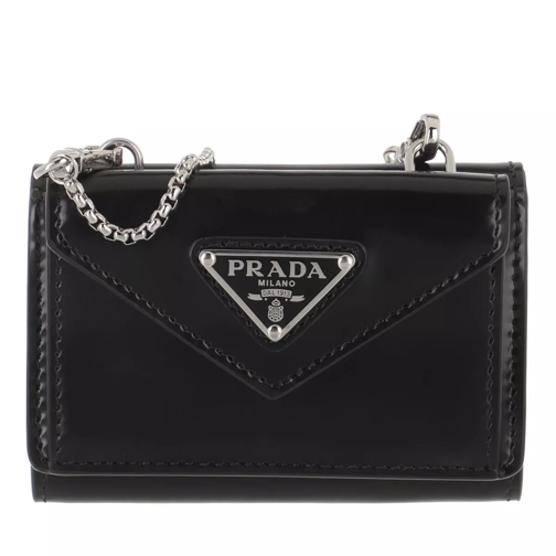 Prada Chain Wallet Black Wallet On A Chain