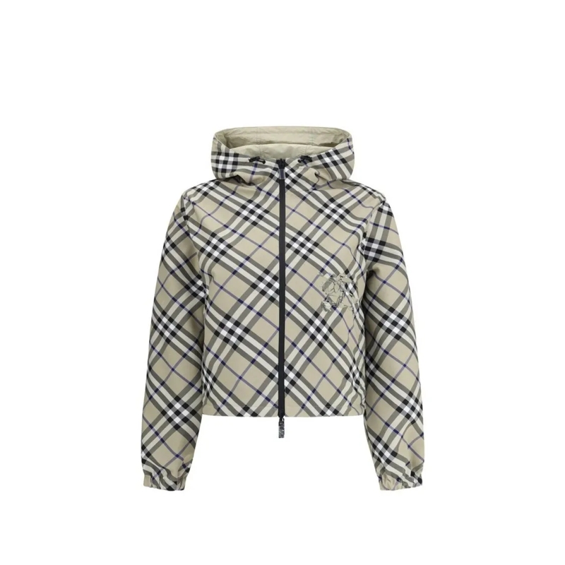 Burberry Übergangsjacke Reversible Cropped Jacket Grey