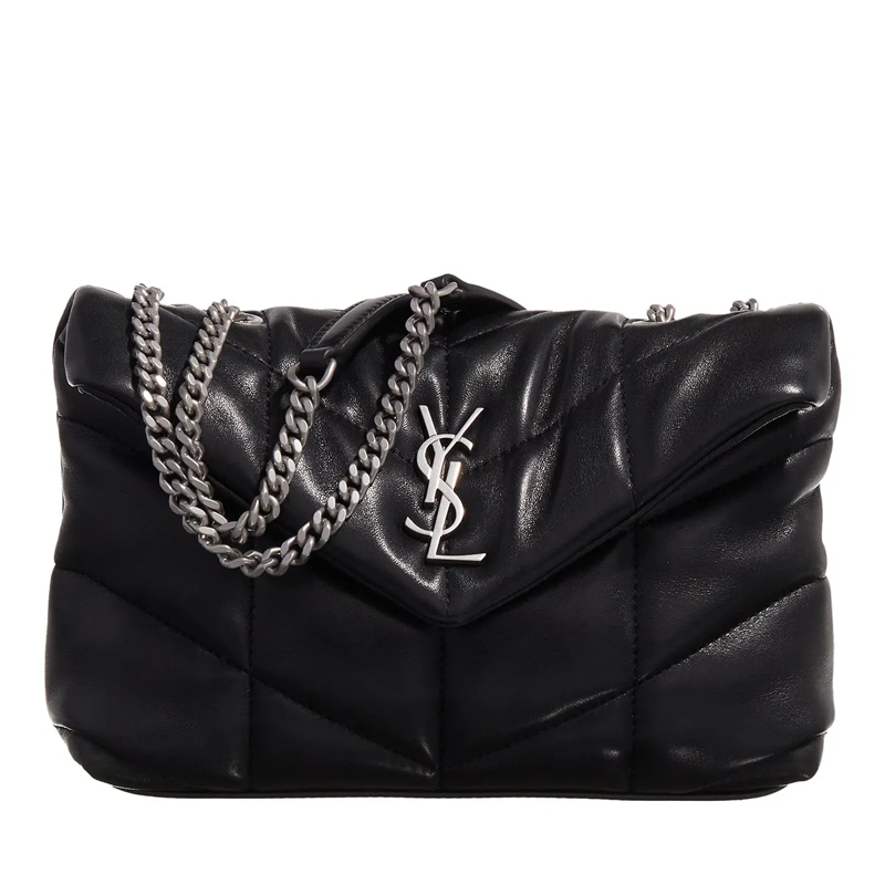Saint Laurent Crossbodytas Puffer Toy Black