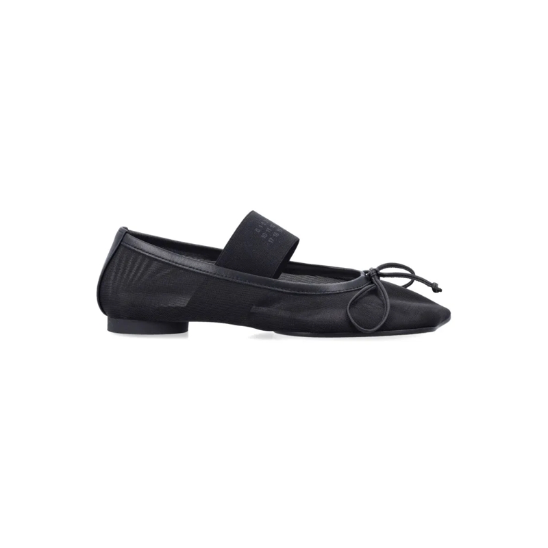 MM6 Maison Margiela Ballerines Anatomic Numeric Ballerinas Black
