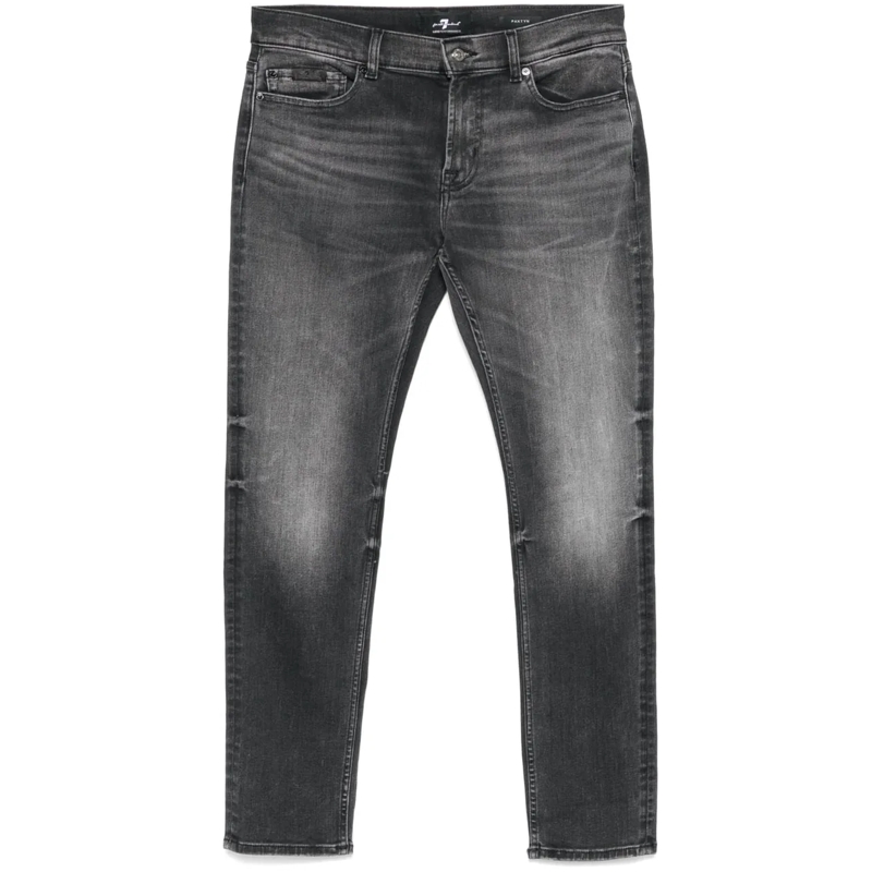 Seven for all Mankind Slim-Fit-Jeans Jeans paxtyn zwart schwarz