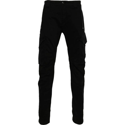 CP Company Casual Broek C.P. COMPANY Trousers Black schwarz