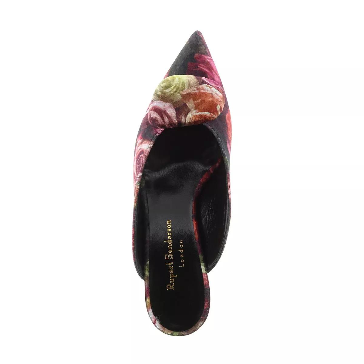 rupert sanderson slippers & mules, lullaby low heeled mule en multicolore - pour dames