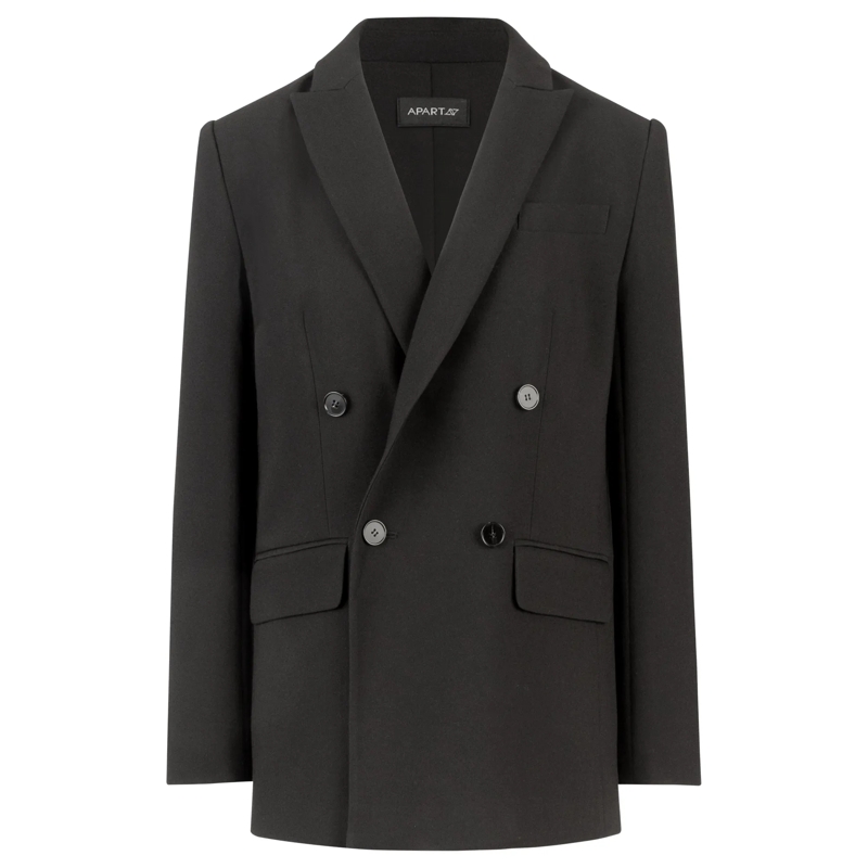 Apart Blazer Oversized Blazer schwarz