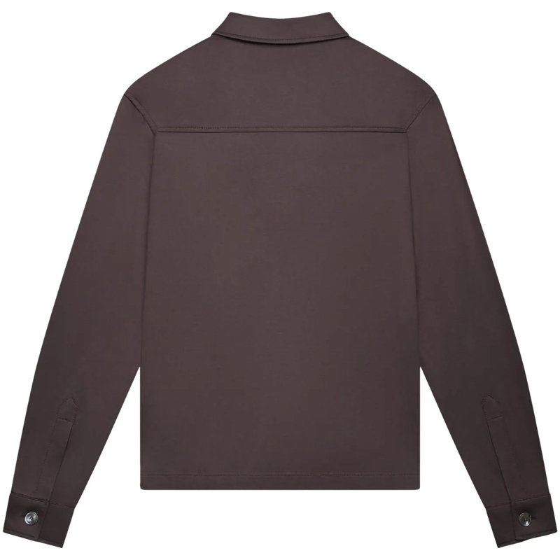 VALENZA Legeres Oberteil Heren Heavy Supima Overshirt grau(Image 2)