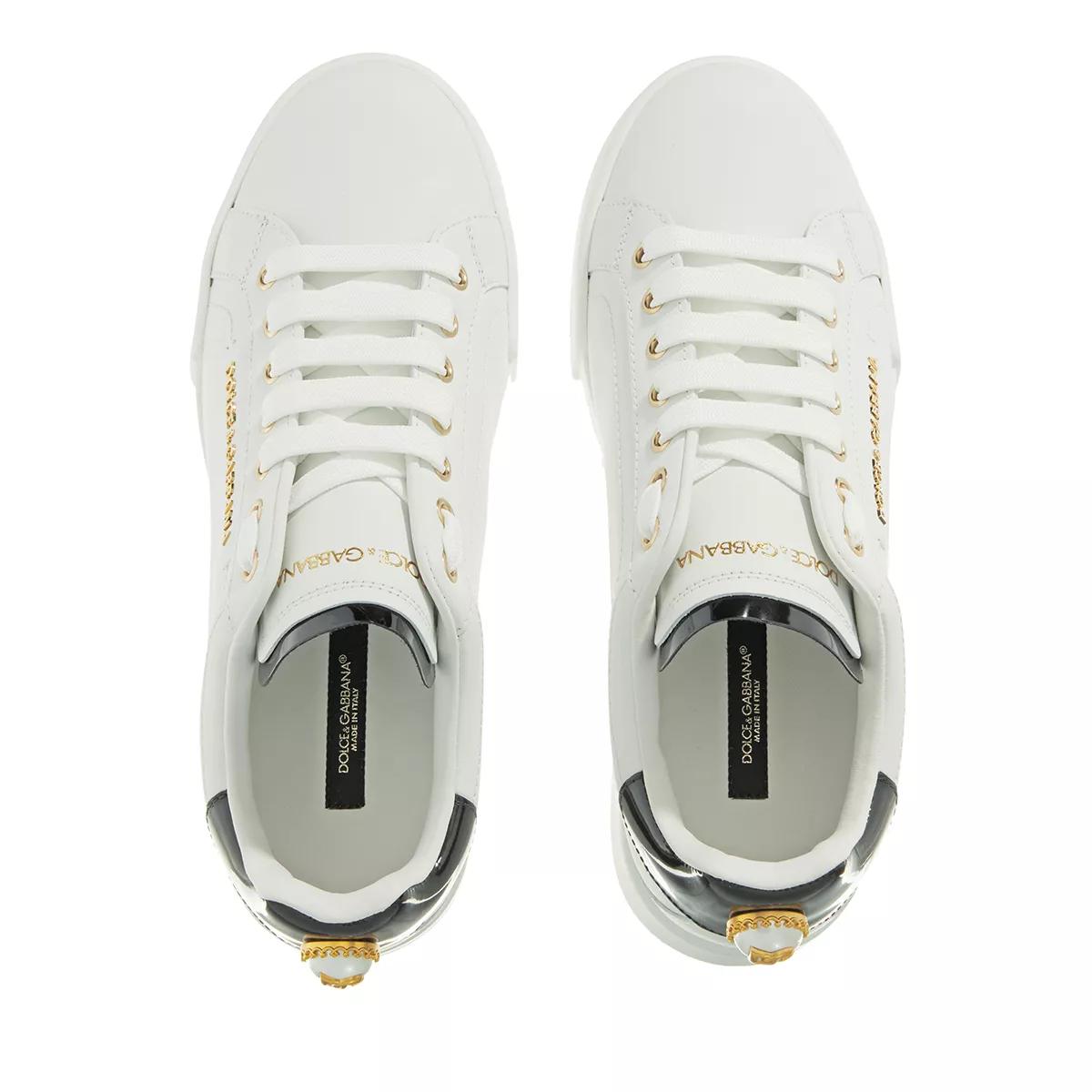 Dolce gabbana outlet white sneakers