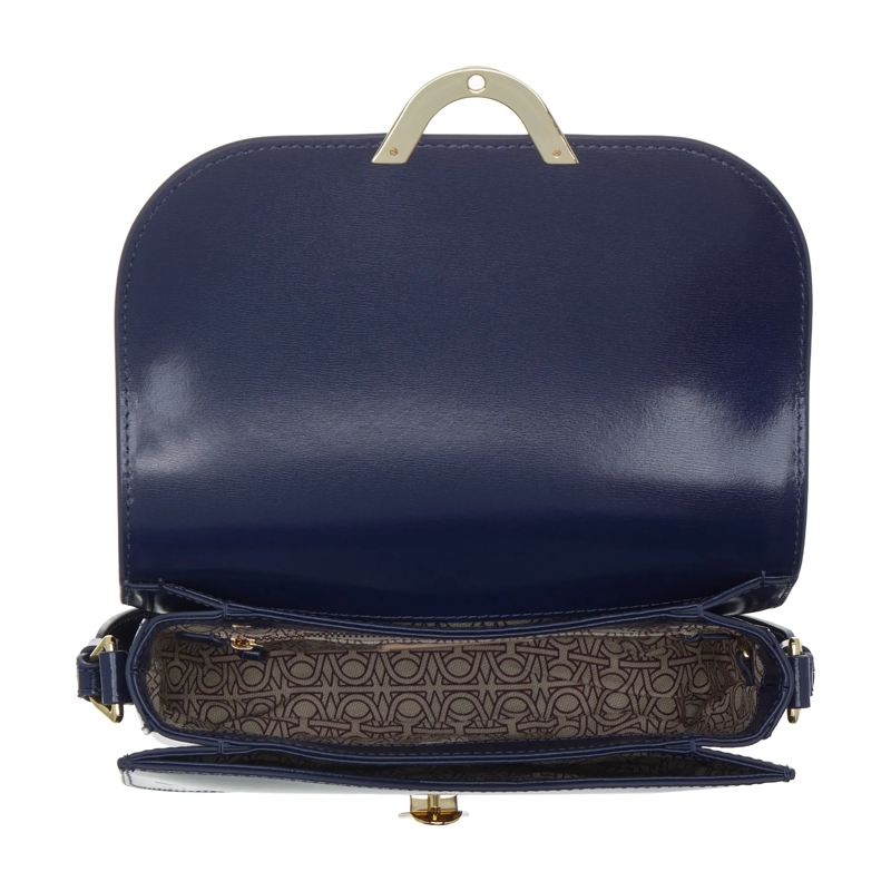 Coccinelle Saddle Bag Coccinelle Dew Shiny Calf Royal Blue(Image 5)