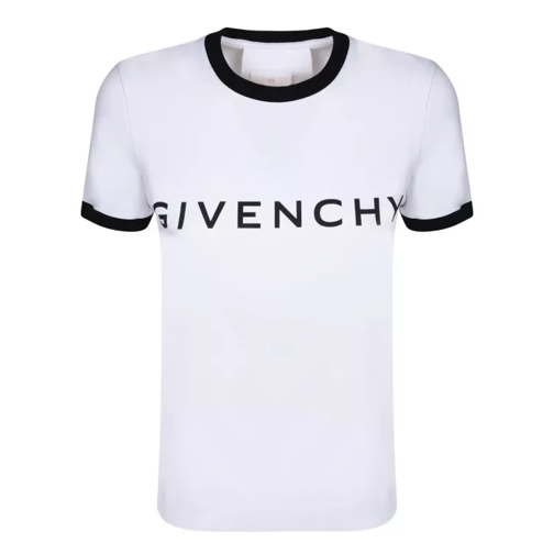 Givenchy Contrasting Trims Short Sleeves T-Shirt White 