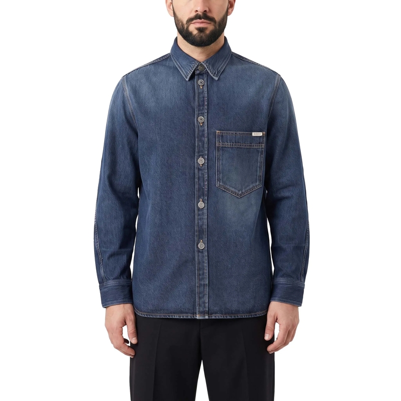 Givenchy Hemd Overshirt aus Denim blau(Image 2)