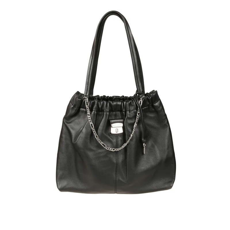 Marc Jacobs Schultertasche Structured Black Handbag With Clean Lines Black