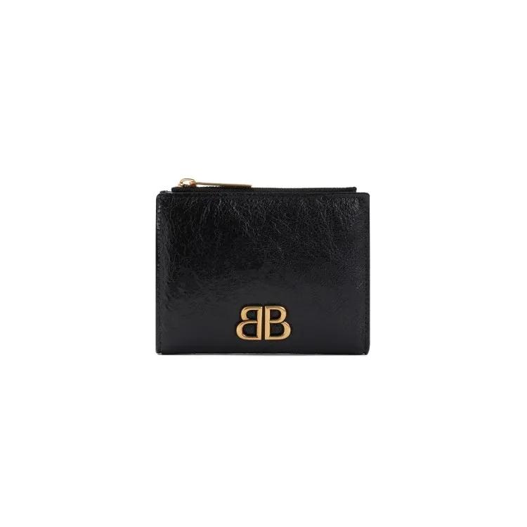 Balenciaga Portemonnaies - Monaco Bifold Wallet - Gr. unisize - in Schwarz - für Damen