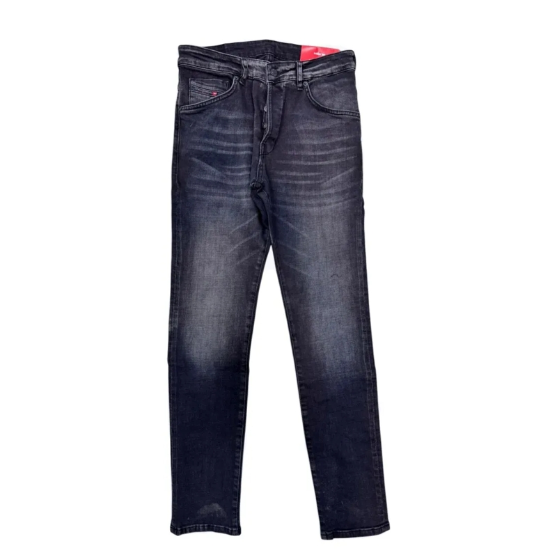 Diesel Jeans Slim-Fit Jeans With Faded Black Wash Black
