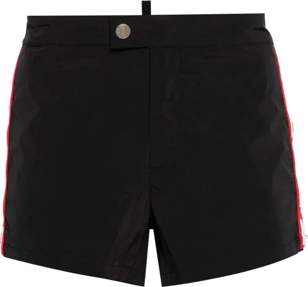 Thumbnail - Dsquared2 - Side Logo Swim Shorts - Größe 48 - schwarz