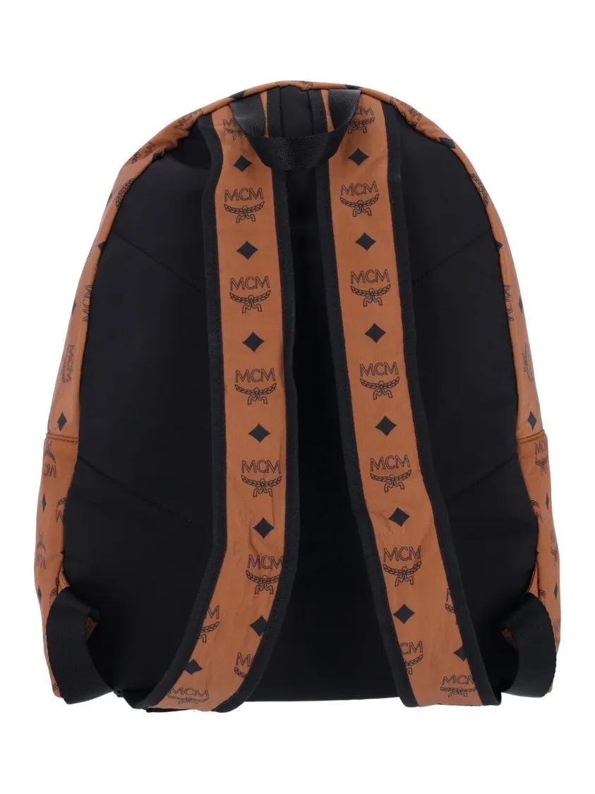 Thumbnail - MCM Rucksäcke - Structured Monogram Nylon Backpack - Gr. unisize - in Braun - für Damen