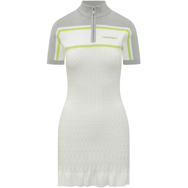 Casablanca Minikleid Abito Polo Tennis weiß