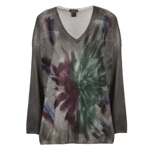 CALIBAN Cashmere And Silk Sweater Grey Maglione