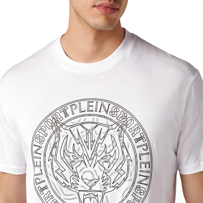 Plein Sport T-Shirt T-Shirt Tiger weiss(Image 4)
