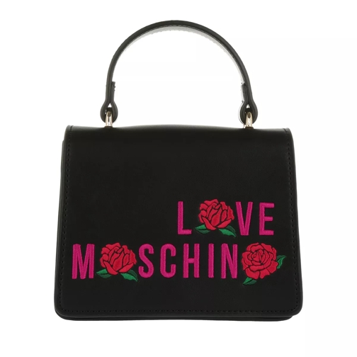 Love Moschino Broidered Crossbody Bag Nero Crossbody Bag