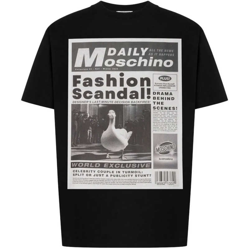Moschino T-Shirt T-Shirts And Polos Multi Black schwarz