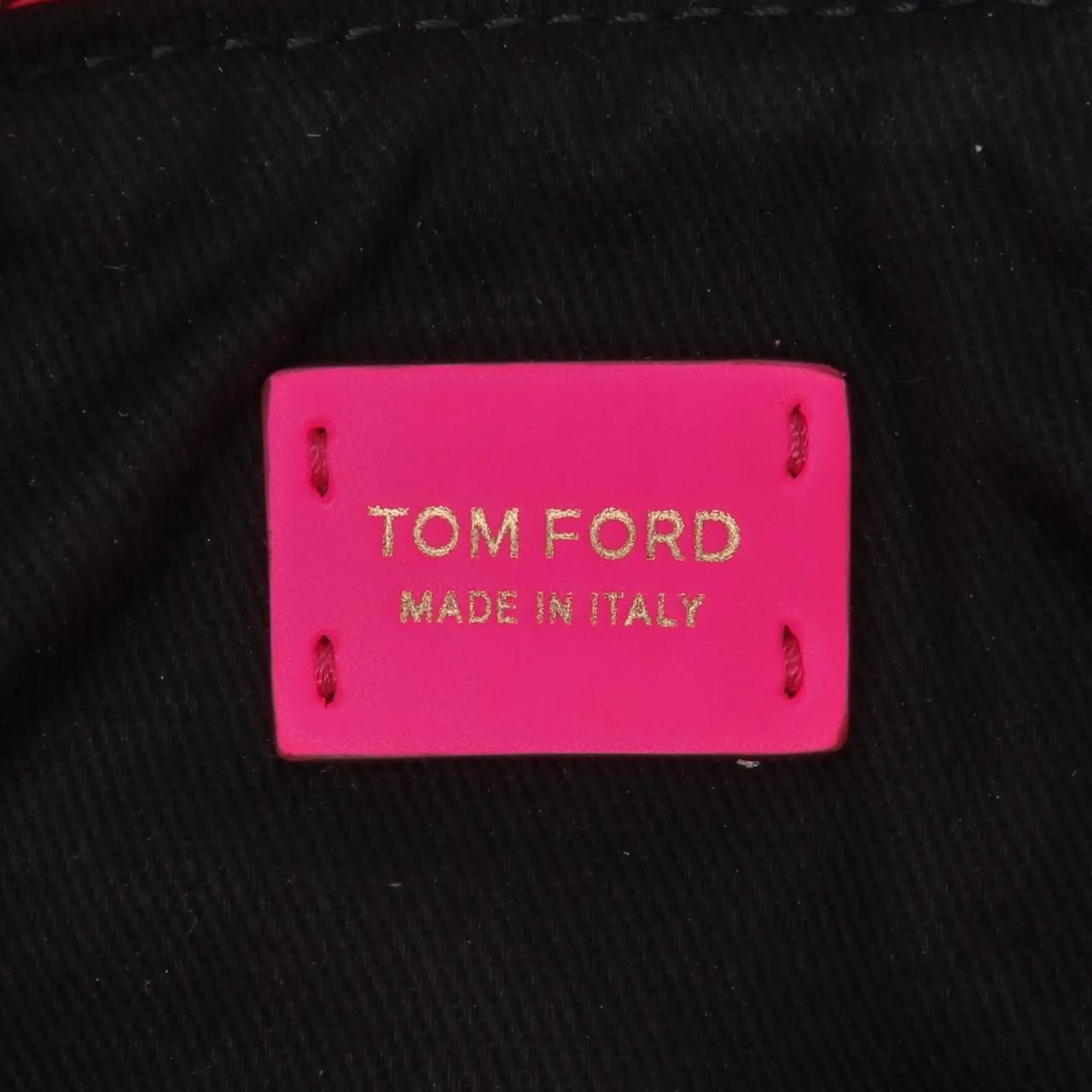 Thumbnail - Tom Ford Clutches - 2011-2025 Quilted Calfskin TF Clutch - Gr. unisize - in Rosa - für Damen