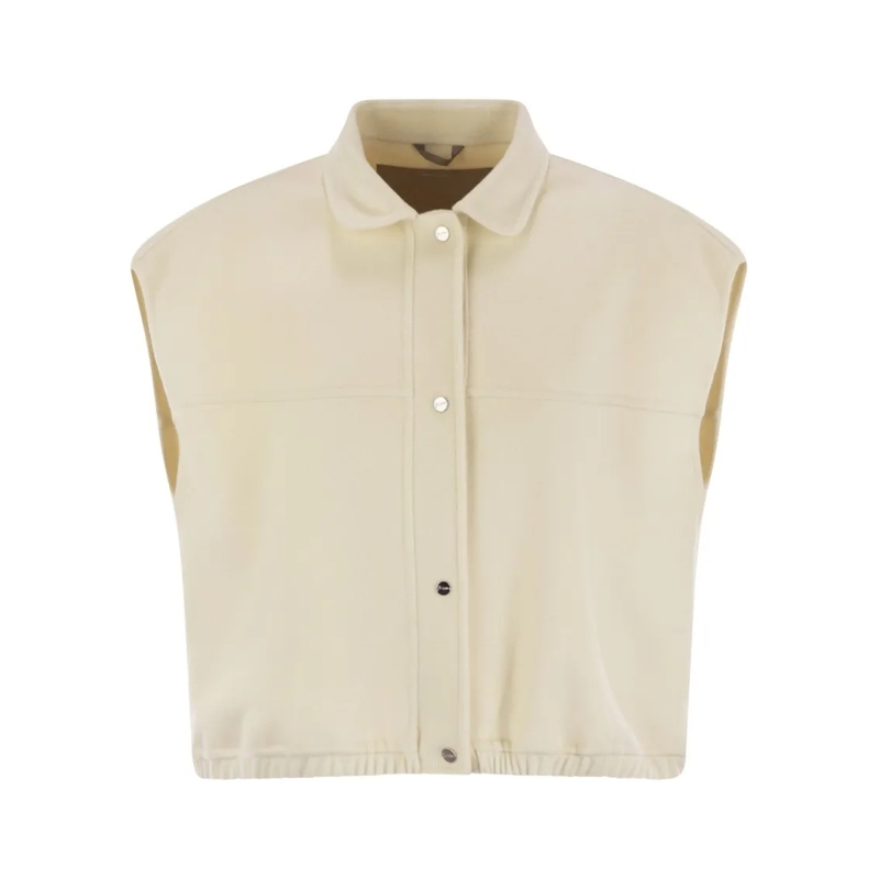 Herno Übergangsjacke Double Wool Waistcoat Neutrals