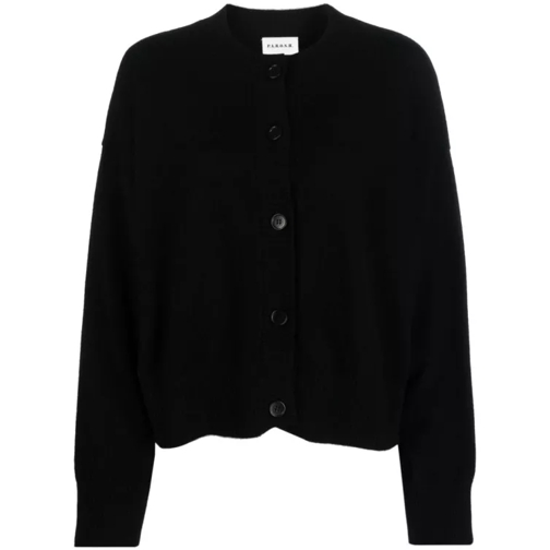 P.A.R.O.S.H. Round-Neck Cardigan Black 