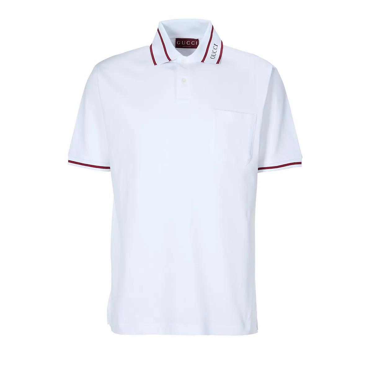 Gucci - S/S POLO STRETCH COTTON PIQUET - Größe S - multi