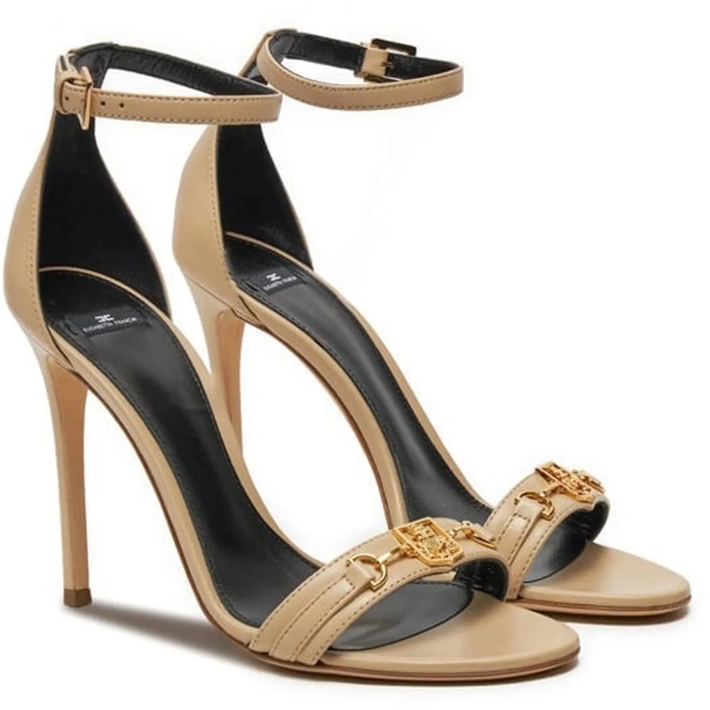 Elisabetta Franchi Sandales Sandals Beige beige