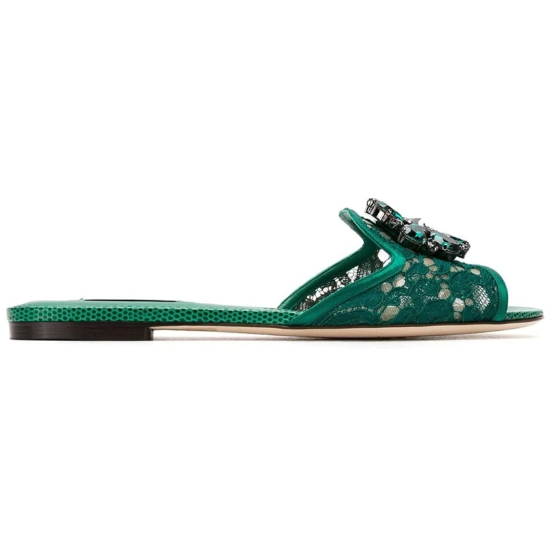 Dolce&Gabbana Sandalen Sandals Green grün