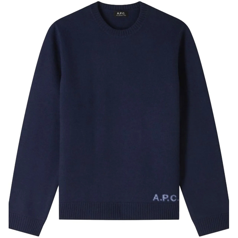 A.P.C. Sweatshirt pull edward 2 blau