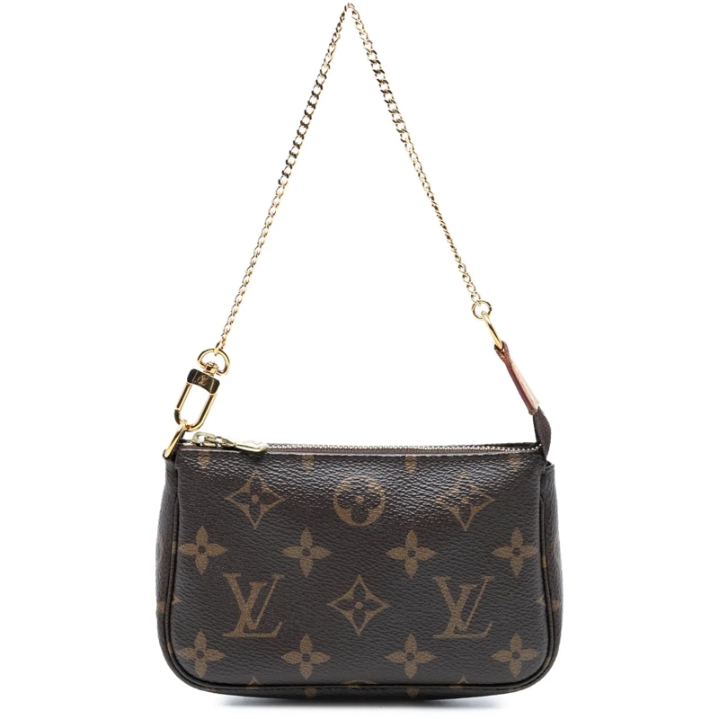 Louis Vuitton Tote Monogram Mini Pochette Accessoires braun