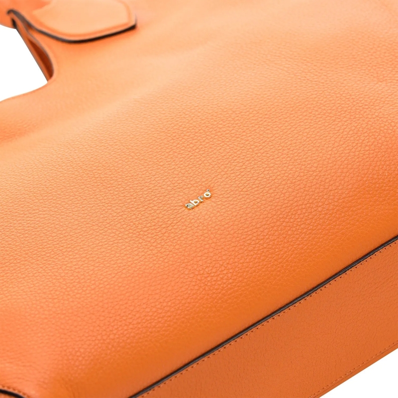 Abro Crossbodytas Shopper Senta aus Leder orange(Image 8)
