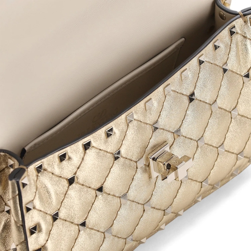 Valentino Garavani Crossbody Bag Tasche mit Nieten gelb(Image 6)