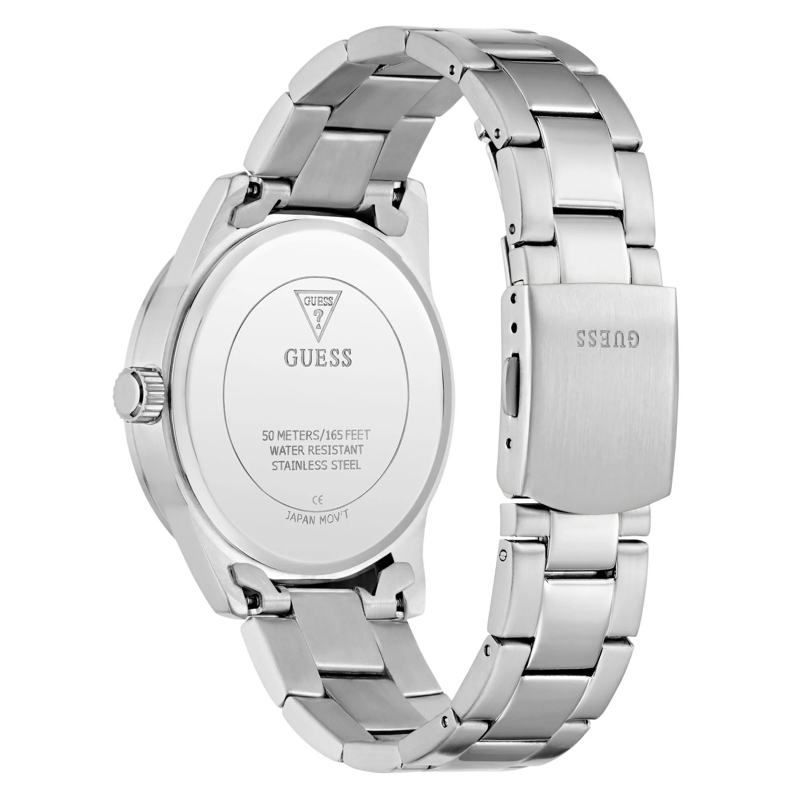 Guess Quarzuhr Quarz-Analoguhr Easton silber(Image 3)