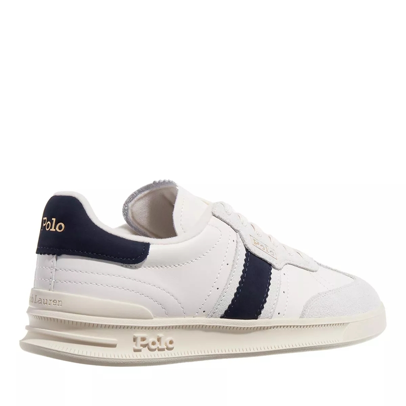 Polo Ralph Lauren Low-Top-Sneaker Htr Aera-Sneakers-Low Top Lace Bianco/Navy(Image 2)