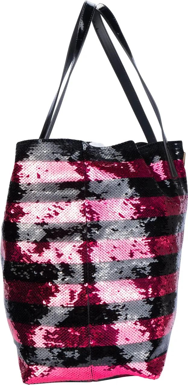 Thumbnail - Prada Crossbody Bags - Prada Sequin Paillettes Fuchsia Shopper Bag - Gr. unisize - in Bunt - für Damen